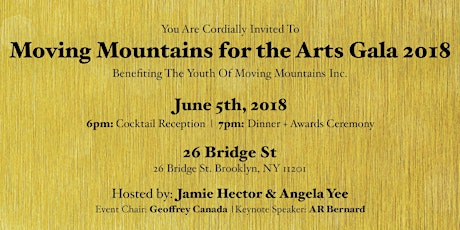 Imagem principal de Moving Mountains For The Arts Annual Gala