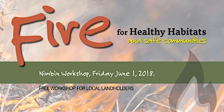 Fire for Healthy Habitats and Safe Communities Workshop primary image