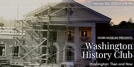 Washington History Club: Washington Then and Now (RESCHEDULE) primary image