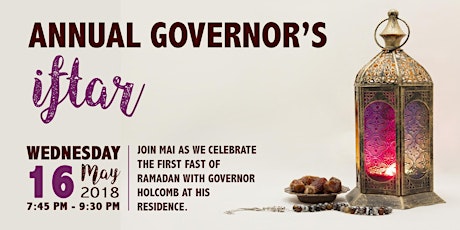 MAI's Annual Iftar with the Governor primary image