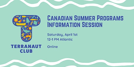 Summer Program Info Session - April 1