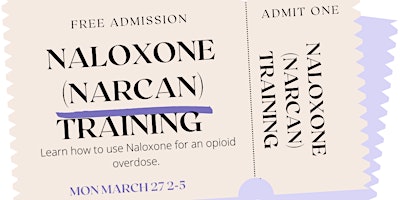 Free Naloxone (NARCAN) Training