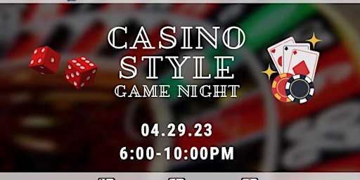 Casino Style Game Night Fundraiser for Panthers 9u Baseball