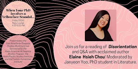 Duke University Presents: An Evening with Elaine Hsieh Chou