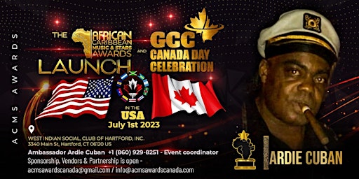 African Caribbean Music and Stars Awards launch and Canada Day Celebration