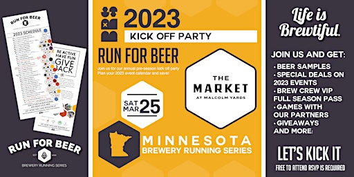 BRS x 2023 Kick Off and Partner Party | MN Brewery Running Series