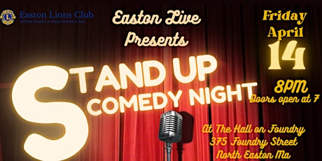 Easton Live Comedy Night Starring Tony V and Artie Januario primary image