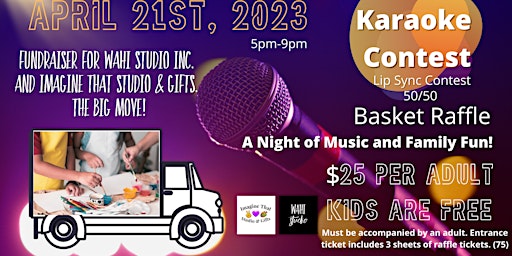 The Big Move-Karaoke Contest, Basket Raffle, and Fundraiser