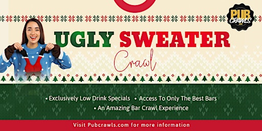 Imagem principal de Ann Arbor Official Ugly Sweater Bar Crawl