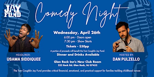 Comedy Night For The Tom Coughlin Jay Fund