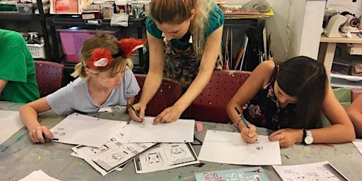 Image principale de Bookmaking and Art Journaling Camp- June 17-20, 9am-noon- Ages 11-14
