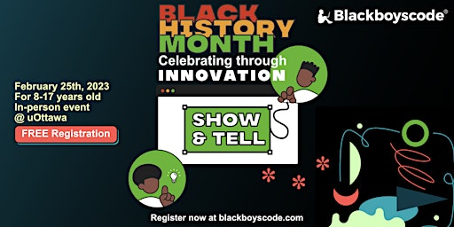Hauptbild für Black Boys Code Ottawa - Show and Tell Event