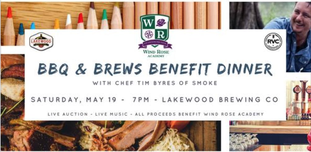 Bbq And Brews Benefit Dinner Windrose Academy 19 May 2018