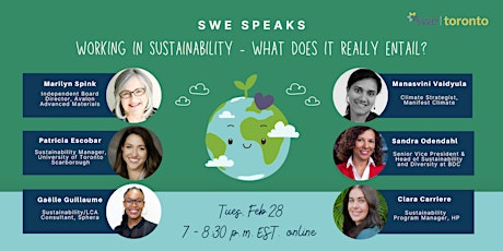 SWE Speaks: Working in Sustainability – What does it really entail?