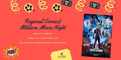 Regional Connect Mildura Movie night primary image