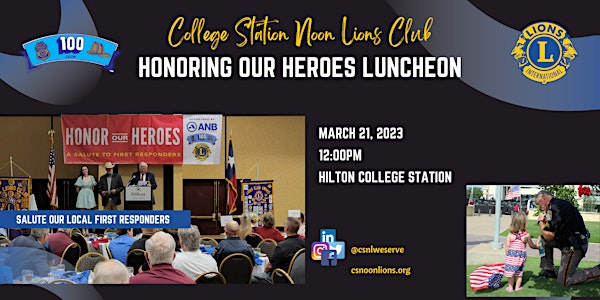 Honoring Our Heroes Luncheon 2023