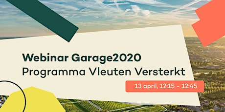 Webinar Garage2020 - Programma Vleuten Versterkt
