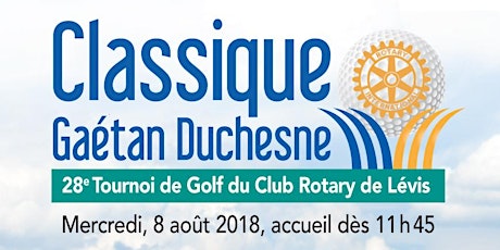 Tournoi de Golf du Club Rotary Lévis 2018 primary image