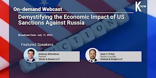 Recorded Webcast: Economic Impact of US Sanctions Against Russia