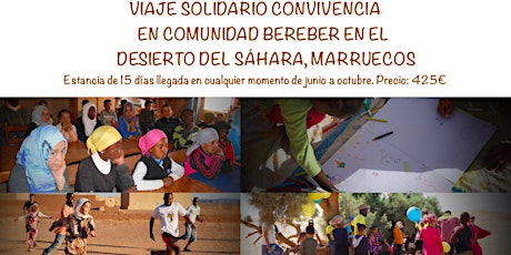 Imagen principal de Viaje solidario Convivencia en Comunidad Bereber. Desierto del Sáhara, Marruecos