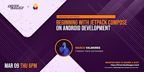 Imagem principal do evento StackLeague Session: Beginning with Jetpack Compose on Android Development