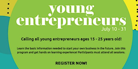 Young Entrepreneurs Program (YEP) Summer 2018 primary image