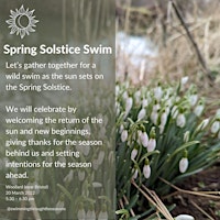 Spring solstice wild swim