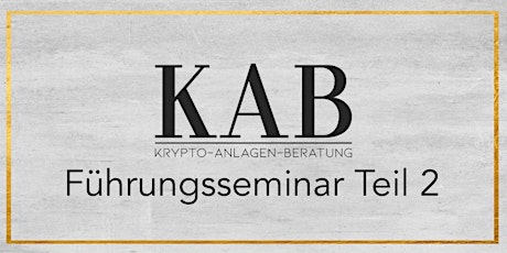 Hauptbild für Führungsseminar Teil 2 KAB