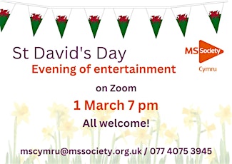 Hauptbild für MS Cymru St David's Day Noson Lawen