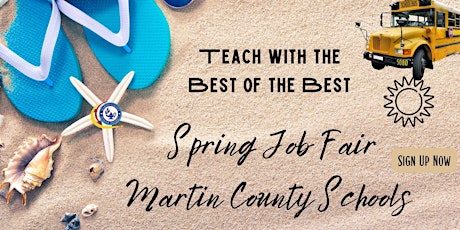 Martin County School District Spring Job fair 2023
