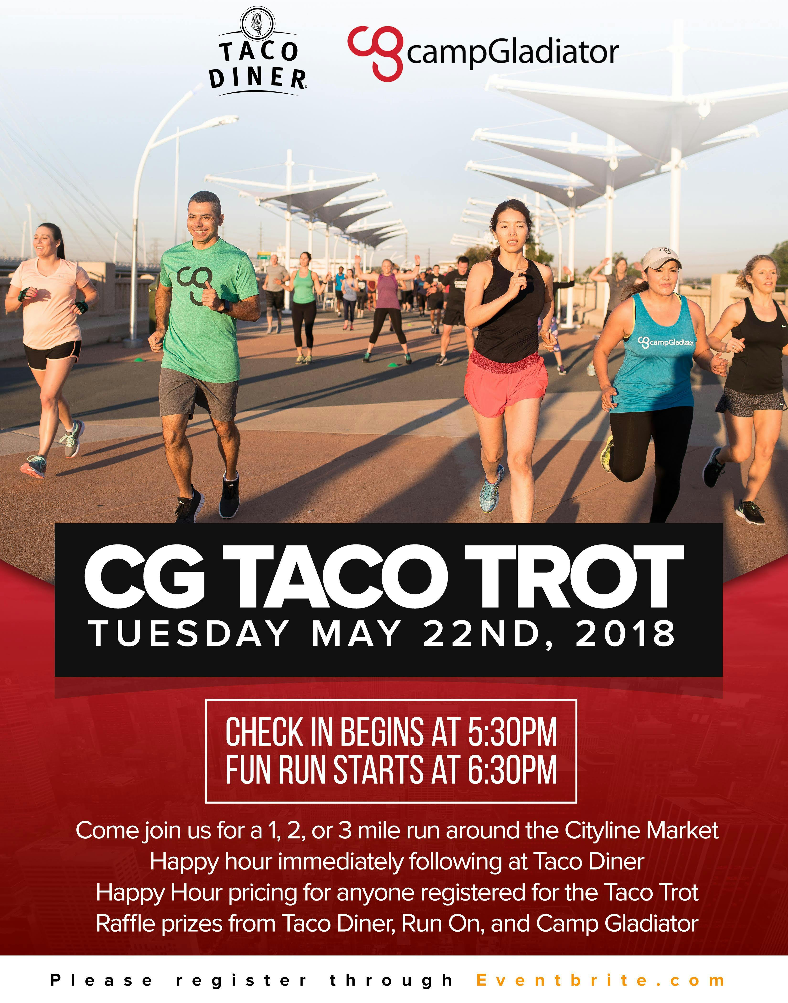 CG Taco Trot - 1, 2, or 3 mile fun run 