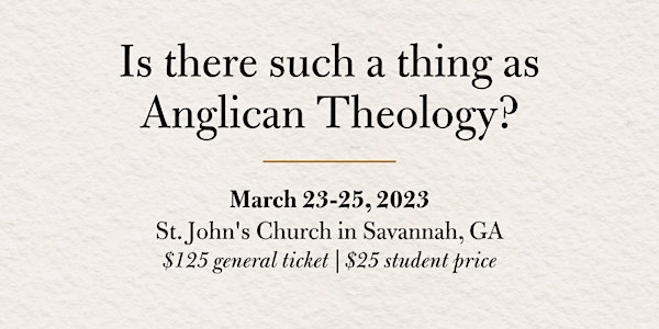 Is there such a thing as Anglican Theology?