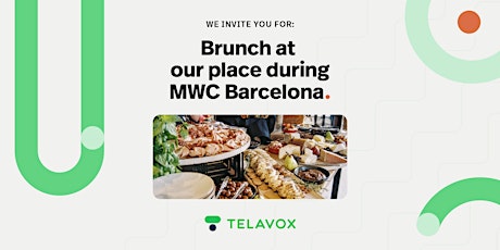 Imagen principal de Brunch with Telavox @ MWC 2023