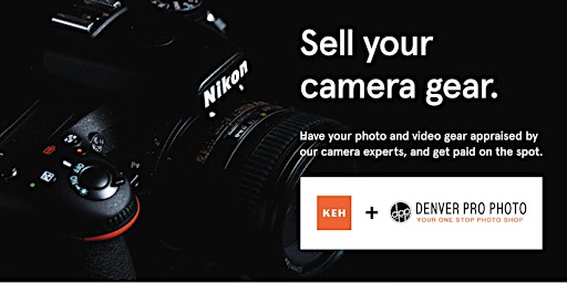 Sell your camera gear (free event) at Denver Pro Photo