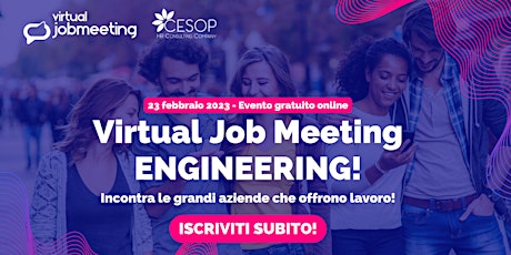 Immagine principale di Virtual Job Meeting ENGINEERING 