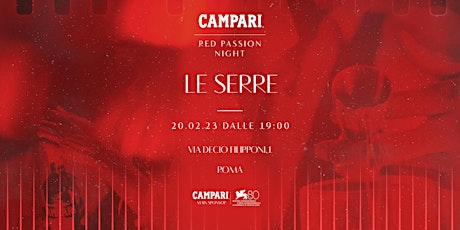 Campari Red Passion Night - Le Serre