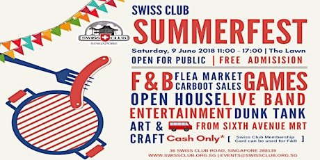 Swiss Club Summerfest primary image