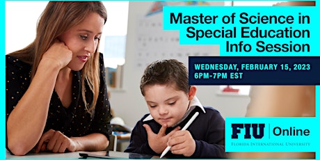 Master of Science in Special Education - Virtual Information Session