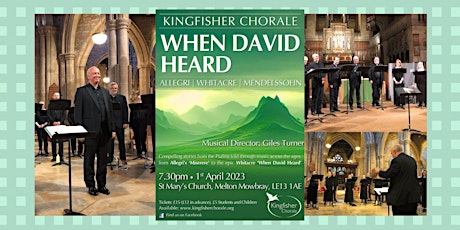 'When David Heard', St Mary's Church, Melton Mowbray, 1st April 2023 primary image