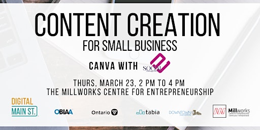 Content Creation for Small Business - Canva