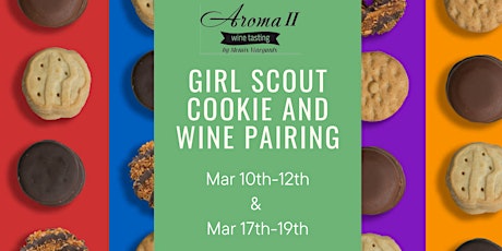 Girl Scout Cookie and Wine Pairing at Aroma II in Haymarket, VA!