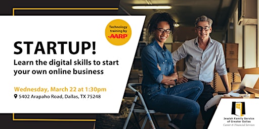STARTUP - Learn the digital skills to start an online business