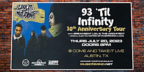 Imagen principal de Souls Of Mischief - 93 Til Infinity 30th Anniversary Tour - Austin