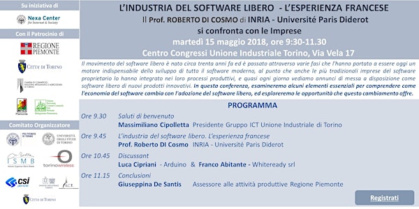 L'industria del software libero: l'esperienza francese - il prof. Di Cosmo di INRIA si confronta con le Imprese