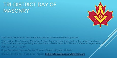Tri-District Day of Masonry