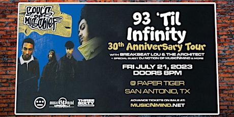 Imagen principal de Souls Of Mischief - 93 Til Infinity 30th Anniversary Tour - San Antonio