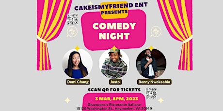 Live Comedy_CakeIsMyFriend Comedy Show_ primary image