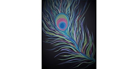Create this beautiful Peacock Feather painting at this fun paint and sip!