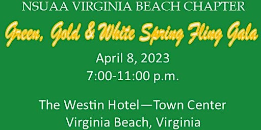 Green, Gold, and White Spring Fling Gala