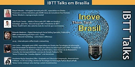 Imagem principal do evento IBTT Talks - Brasília